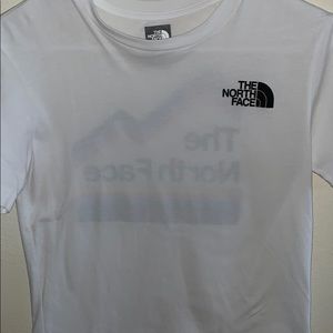 North face boys t-shirt (white)